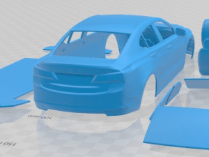 Acura TLX 2014 Printable Car Model do druku 3D
