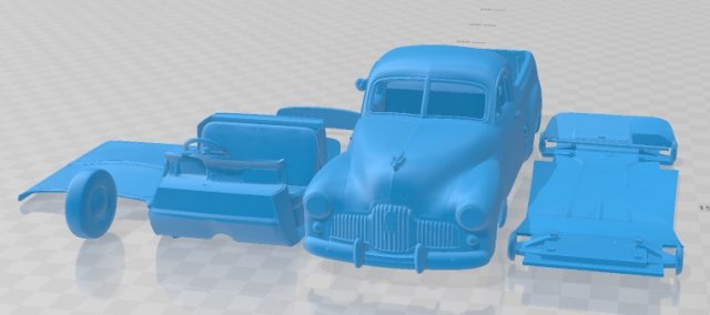 Holden 2106 FX 1951 UTE Printable Car Modelo de impresión 3D .c4d .max .obj .3ds .fbx .stl .blend 