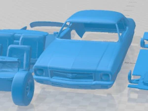 Carro para impress&atilde;o Holden Monaro HQ GTS 1973 Modelo de Impressão 3D