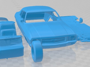 Holden Monaro HQ GTS 1973 Printable Car 3Dプリントモデル