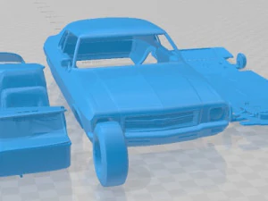 Holden Monaro HQ GTS 1973 Printable Car 3D Print Model