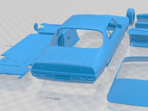 Holden Monaro HQ GTS 1973 Printable Car 3Dプリントモデル