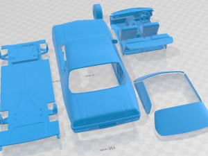 Holden Monaro HQ GTS 1973 Printable Car 3Dプリントモデル