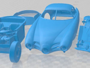 Abarth 1500 Biposto Coupe BAT 1952 Printable Car 3D Print Model