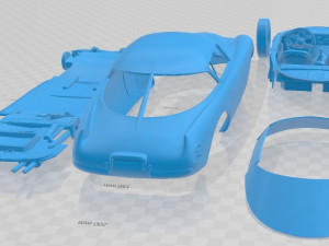 Abarth 1500 Biposto Coupe BAT 1952 Printable Car 3Dプリントモデル