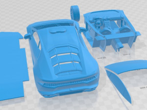 Huracan 2015 Police Printable Car 3D प्रिंट मॉडल