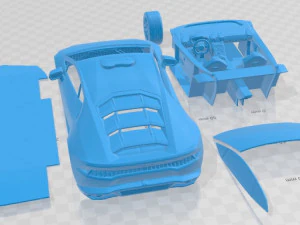 Huracan 2015 Police Printable Car 3D Print Model