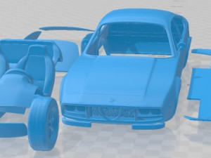 Alfa Romeo GT 1300 Junior Zagato 1972 Printable Car 3D Print Model