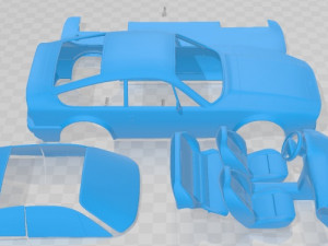 Alfa Romeo GT 1300 Junior Zagato 1972 Printable Car Modèles 3D en vedette