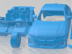 Alpina D3 S Sedan 2020 Printable Car 3D Print Model