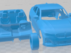 Alpina D3 S Sedan 2020 Printable Car 3D Print Model