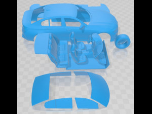 Alpina D3 S Sedan 2020 Printable Car 3D Print Model