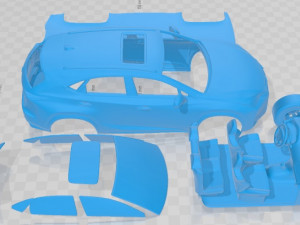 Lexus NX Hybrid 2017 Printable Car Modelo de Impressão 3D
