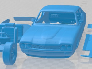 Capri RS 2600 1970 Printable Car 3D-Druckmodell