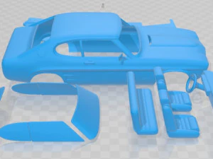 Capri RS 2600 1970 Printable Car 3D Print Model