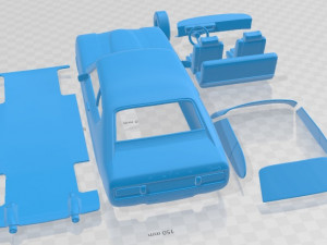 Capri RS 2600 1970 Printable Car Modèles 3D en vedette