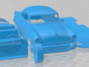 Lincoln Capri Hardtop Coupe 1955 Printable Car 3D Print Model