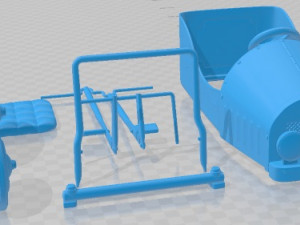 Baghera Pedal Toy Printable Car 3D Print Model