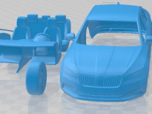 Auto stampabile Skoda Superb IV 2020 Modello di stampa 3D