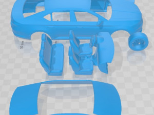 Skoda Superb IV 2020 Printable Car 3D 프린트 모델