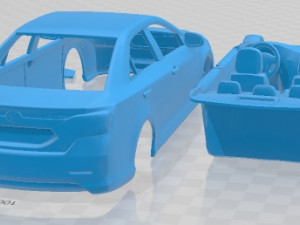 Toyota Camry EU 2014 Printable Car 3D Baskı Modeli