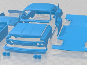 Chevrolet Impala SS 409 1962 Yazdırılabilir Araba 3D Baskı Modeli