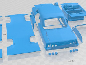 Chevrolet Impala SS 409 1962 Printable Car 3D-Druckmodell