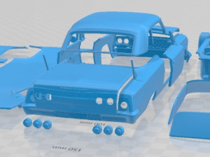 Chevrolet Impala SS 409 1962 Printable Car 3D-Druckmodell