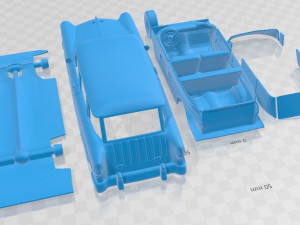 Chevrolet Nomad Wagon 1955 Printable Car Modèles 3D en vedette