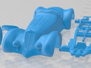 Alfa Romeo 8c 2900 Spider Printable Car Modèles 3D en vedette