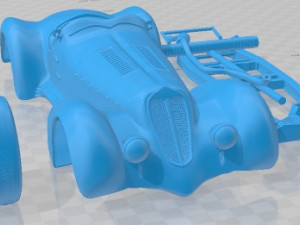 Alfa Romeo 8c 2900 Spider Printable Car 3D-printmodel