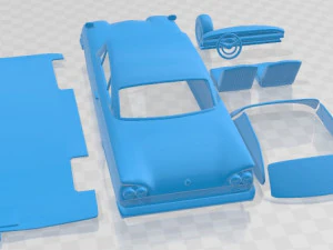 Consul Capri 1961 Printable Car 3D Print Model