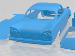 Consul Capri 1961 Printable Car 3D Print Model