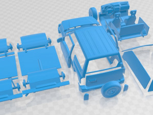 Suzuki Vitara 1989 Printable Car 3D Baskı Modeli