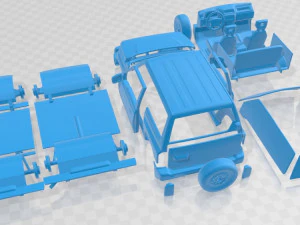 Suzuki Vitara 1989 Printable Car 3D Print Model