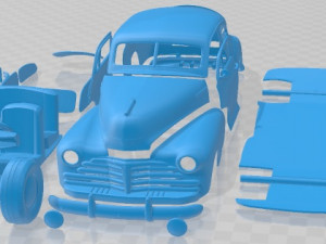 Chevrolet Fleetline Aero Sedan 1948 Printable Car 3D Print Model