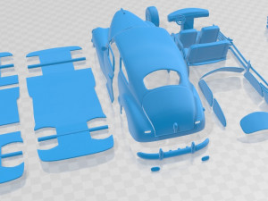 Chevrolet Fleetline Aero Sedan 1948 Printable Car Modelo de Impressão 3D