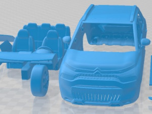 Citroen C3 Aircross 2022 Printable Car Modello di stampa 3D
