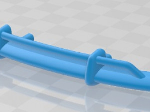 Volkswagen Karmann Ghia Coupe 1955 Printable Car 3D-printmodel