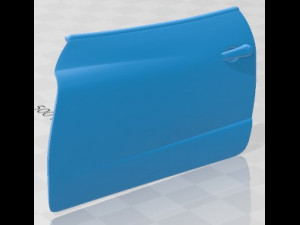 Volkswagen Karmann Ghia Coupe 1955 Printable Car 3D-printmodel