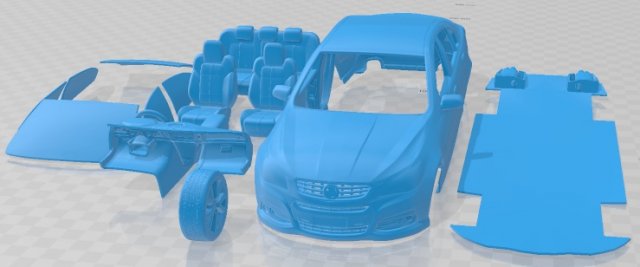 Holden VF Commodore Calais V SSV 2013 Printable Car 3D प्रिंट मॉडल .c4d .max .obj .3ds .fbx .stl .blend 