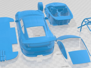 Porsche 911 GT3 RS 2019 Printable Car Model Cetak 3D