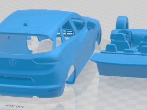 Mazda CX 3 2019 Printable Car 3D-printmodel