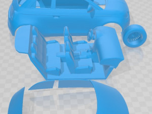 Fiat 500 31 2021 Printable Car 3D Принт Модель