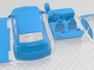 Fiat 500 31 2021 Printable Car 3D Принт Модель