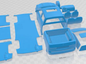 SsangYong Actyon Sports 2014 Printable Car 3D Print Model