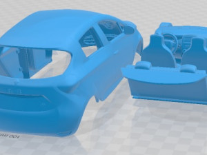 Renault ZOE 2016 Printable Car 3D Принт Модель