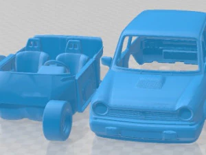Autobianchi A112 Abarth 1975 Printable Car 3D Print Model