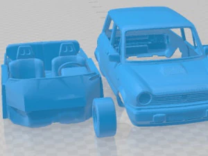 Autobianchi A112 Abarth 1975 Printable Car 3D Print Model