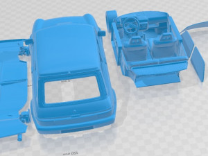 Autobianchi A112 Abarth 1975 Printable Car 3Dプリントモデル